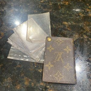 Authentic very old and rare Louis Vuitton card.